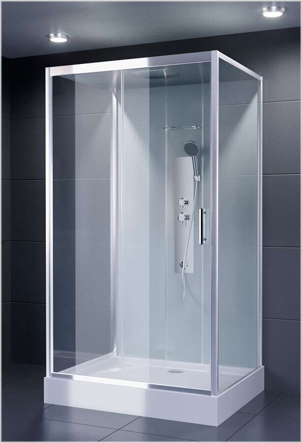 Dusche Duschkabine Duschtempel Duschabtrennung Fertigdusche Komplett badewanne 