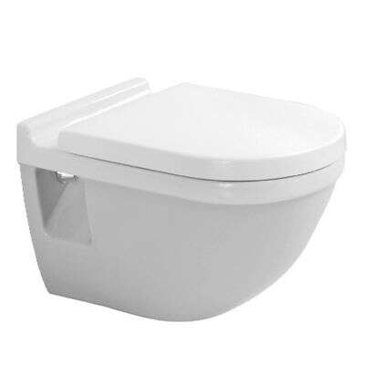Duravit Duravit Wand-WC-Set Starck 3, Tiefspüler weiß inkl. WC-Sitz mit Absenkautomatik