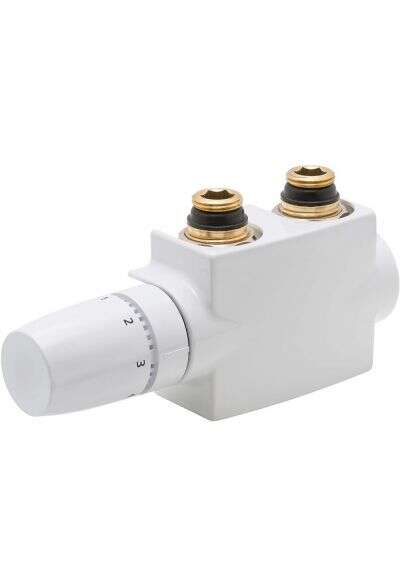 Schulte Schulte Thermostat-Set Mittenanschlussgarnitur mit Blende weiß