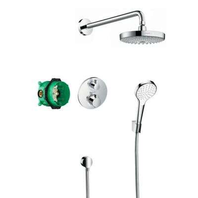 Hansgrohe-IS Hansgrohe Croma Select S Duschsystem Set mit Ecostat S