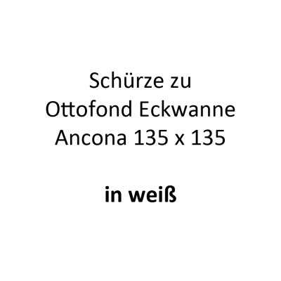 Ottofond Ottofond Schürze für Eckwanne Ancona 135 x 135 weiß