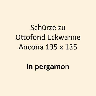 Ottofond Ottofond Schürze für Eckwanne Ancona 135 x 135 pergamon