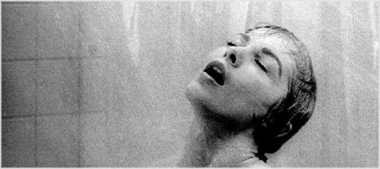 Legendär: Janet Leigh in der „Dusch-Szene“ („Psycho“) © Shamley Production
