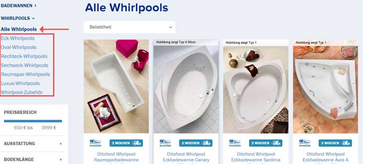 Filterungsoptionen_Whirlpools