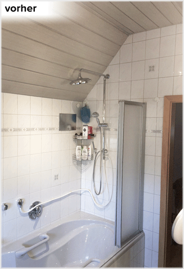 So sah das Badezimmer von Andreas P. aus Stuttgart vor der Renovierung aus.