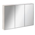 Spiegelschrank W1 3T, pulverb weiß