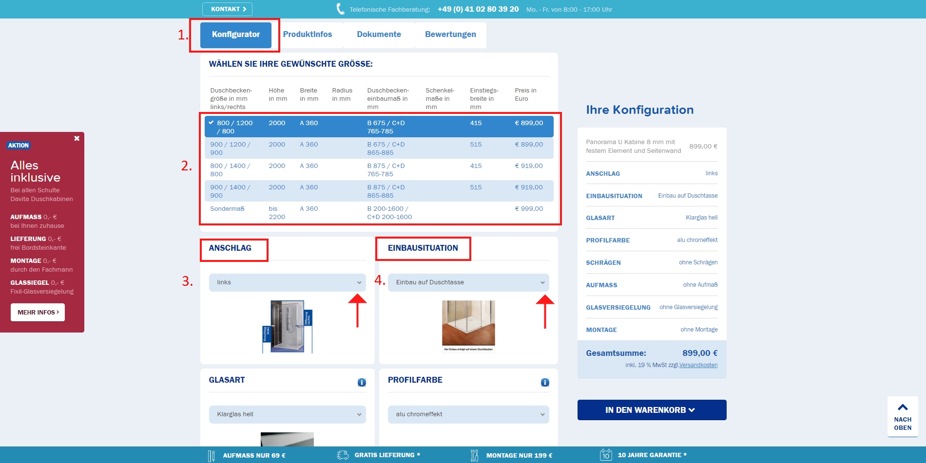 Der Konfigurator für individuelle Ansprüche